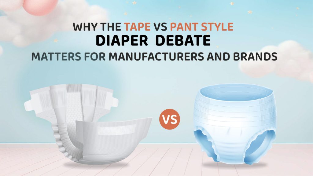 Blog cover on the tape style versus pant style diaper debate