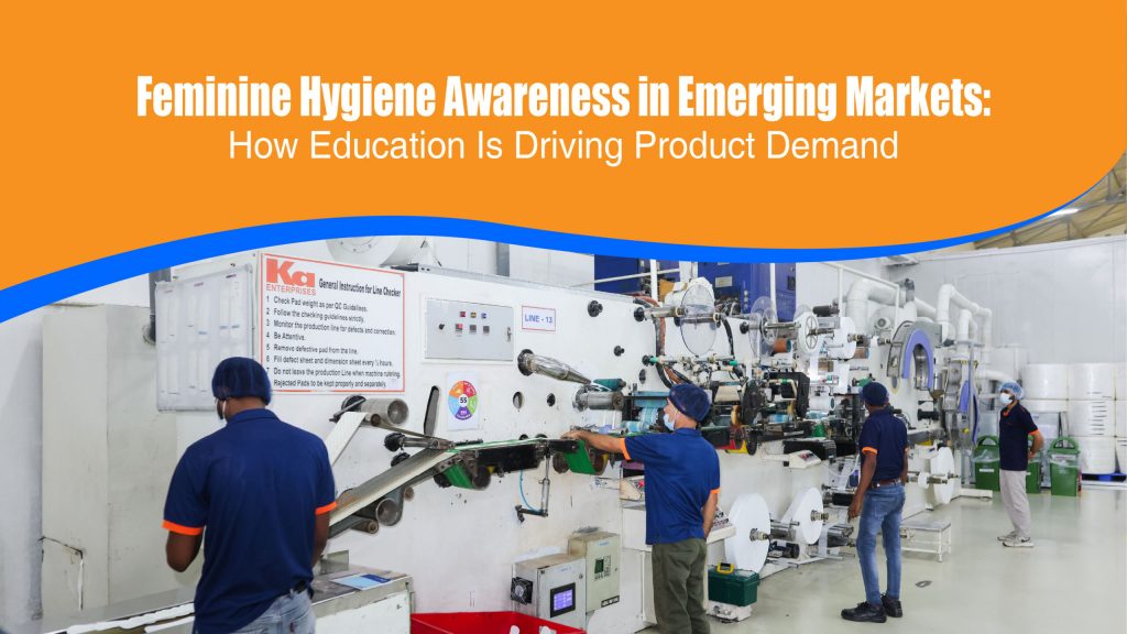 Blog cover on how education is driving feminine hygiene product demand