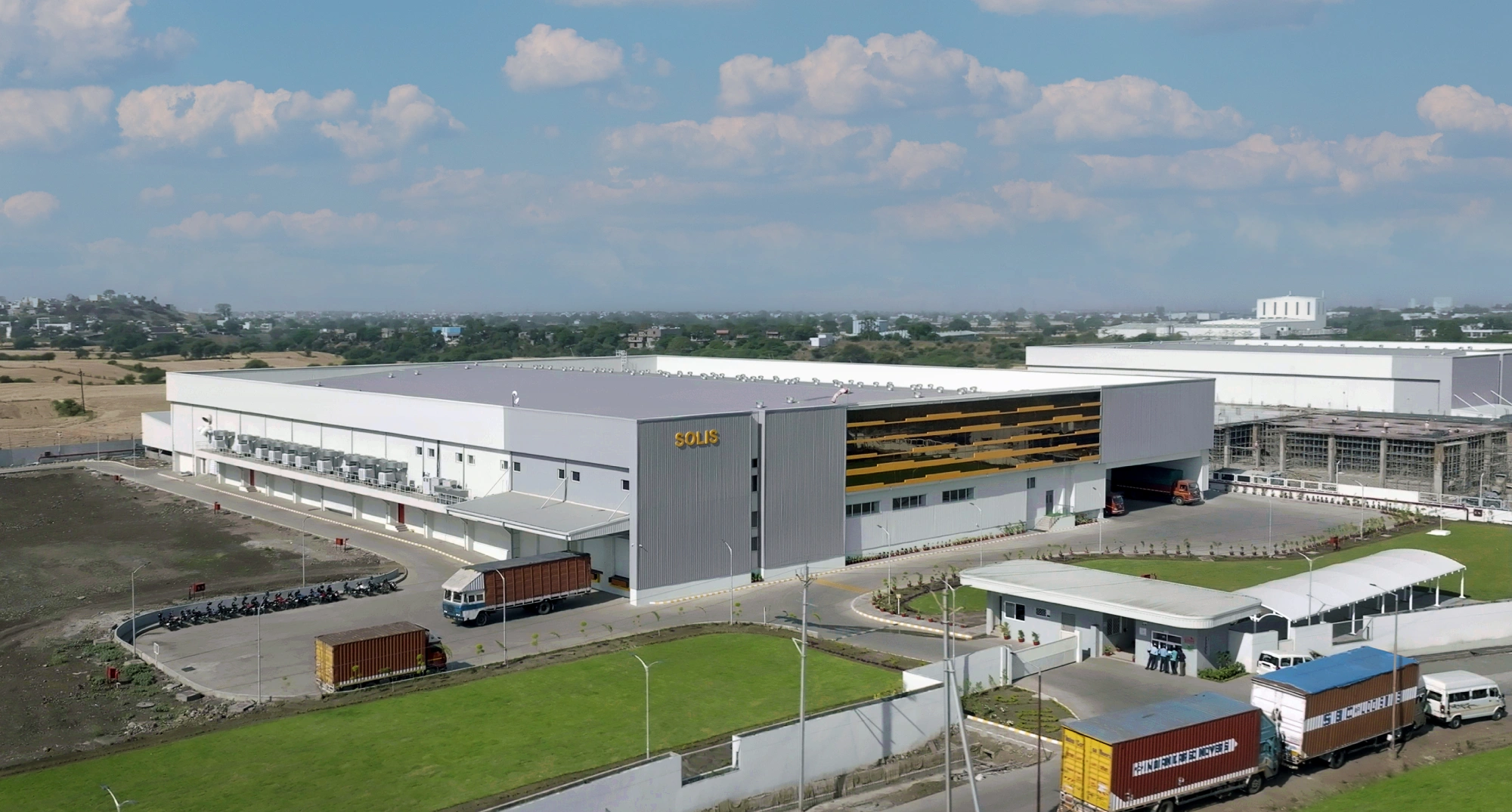 Aerial view of the Swara Baby Group manufacturing campus