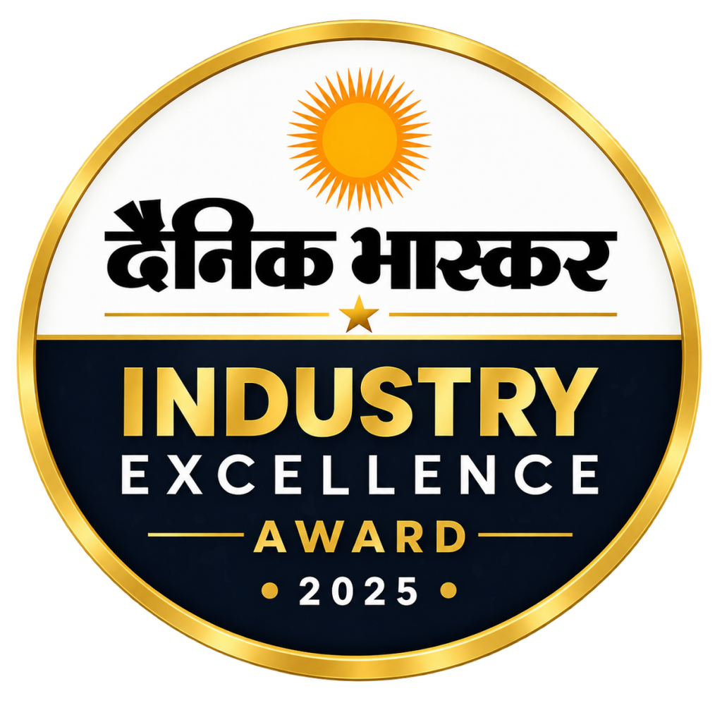 Dainik Bhaskar Industry Excellence Award 2025 emblem