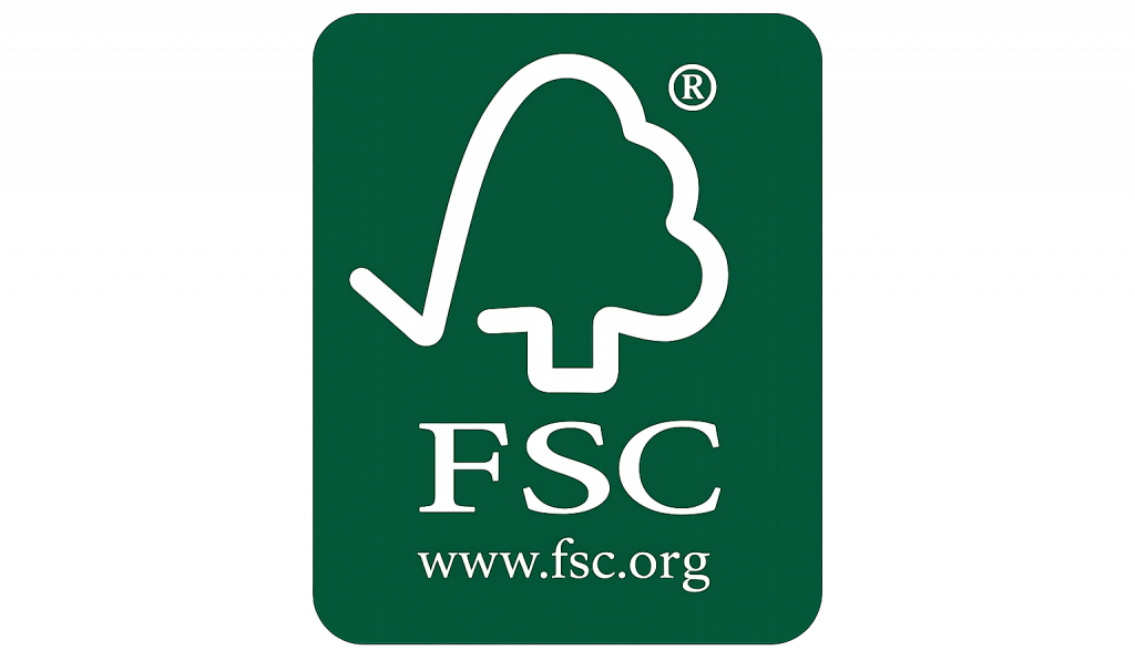 Forest Stewardship Council FSC certification logo in green