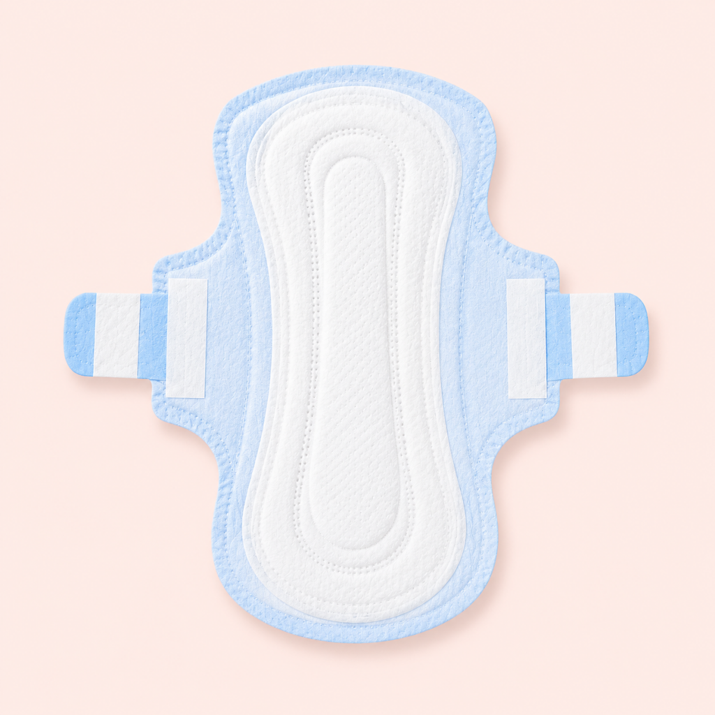 Sanitary napkin manufactured by K.A. Enterprises, part of Swara Baby Group