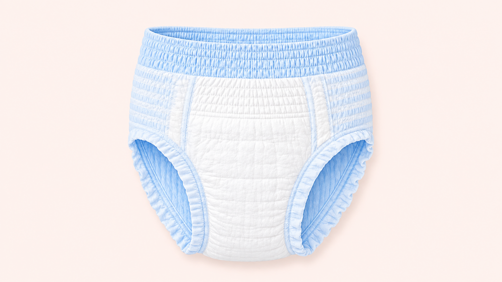 Baby pant style diaper manufactured by Swara Baby Group